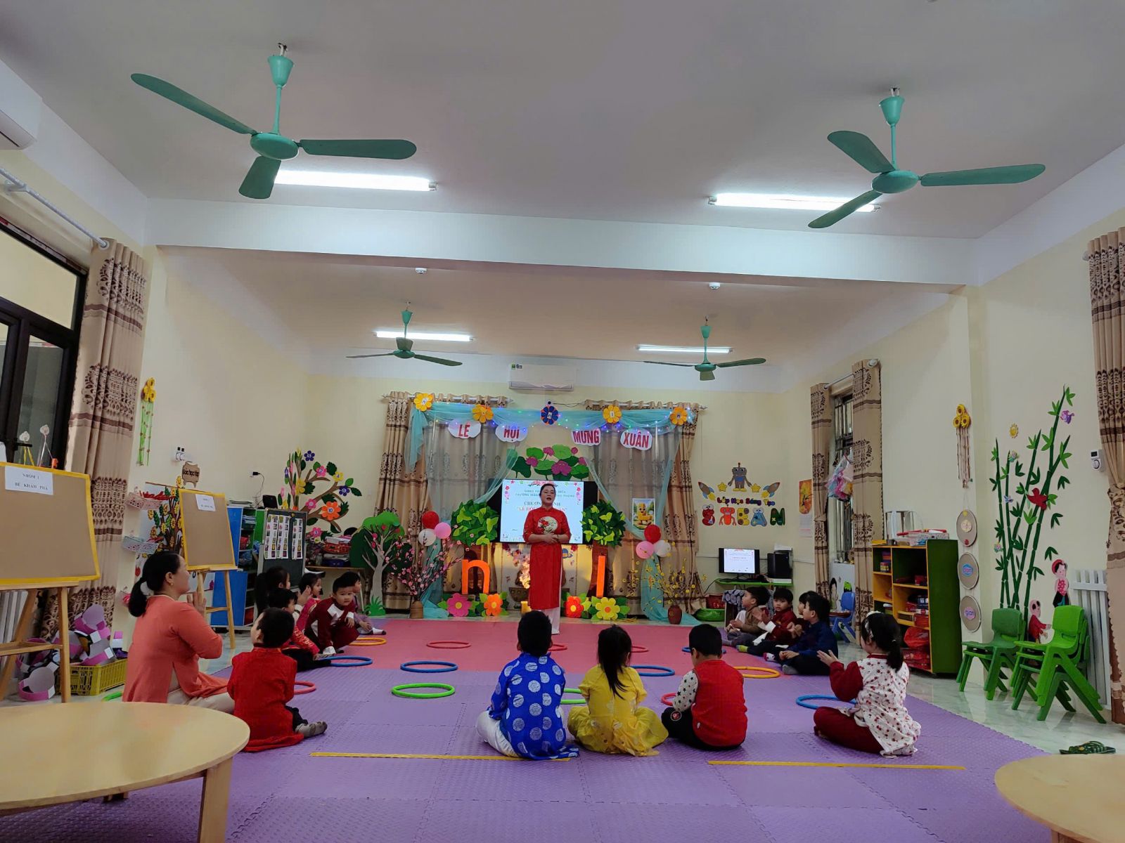 Hội giảng mừng Đảng, mừng Xuân năm 2026 của Trường Mầm non Lê Hồng Phong thành công tốt đẹp